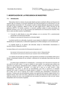 7.- modificación de la frecuencia de muestreo - OCW-UV