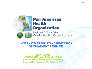 alternatives for standardization of treatment regimens