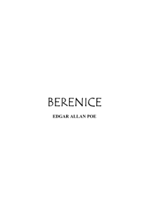 Poe, Edgar Allan - Berenice