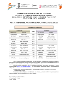 competicion intermunicipal de atletismo consorcio comarcal
