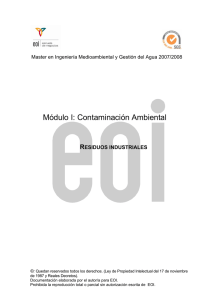 Módulo I: Contaminación Ambiental
