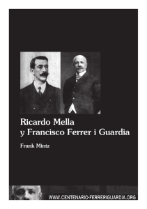 Ricardo Mella y Francisco Ferrer i Guardia