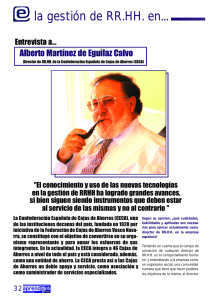 Entrevista a Alberto Martínez de Eguilaz Calvo, Director de RR.HH