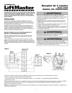 Receptor de 3 canales