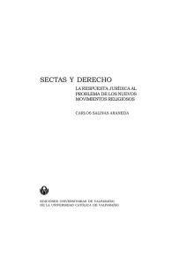 sectas y derecho - Ediciones Universitarias de Valparaíso PUCV