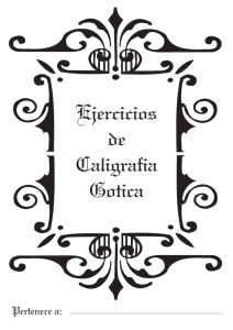 Ejercicios de Caligrafia Gotica - Visualthink-lab