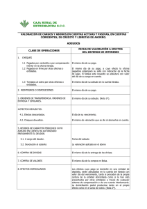 normas de valoración - Caja Rural de Extremadura