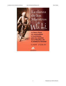 La danza de los maestros de Wu Li www.librosmaravillosos.com