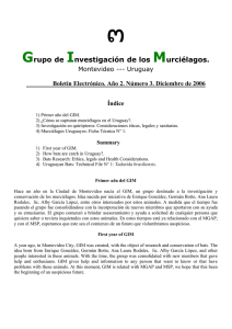 Grupo de Investigación de los Murciélagos.