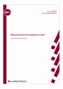Manual de uso de la máquina virtual