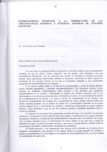 circunstancias internas y externas adversas de nuestros pacientes