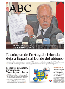 El colapso de Portugal e Irlanda deja a España al borde
