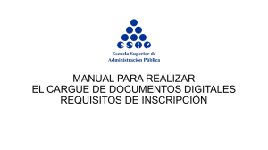 manual para realizar el cargue de documentos digitales requisitos