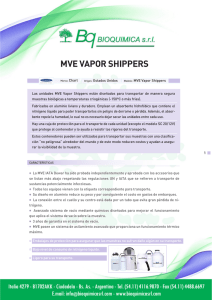 MVE Vapor Shippers