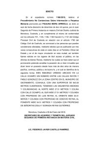 edicto - Poder Judicial del Estado de Coahuila