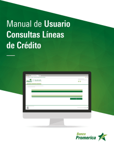 Manual de Usuario Consultas Líneas de Crédito