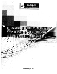 Manual de Políticas, Normas, Procesos y Procedimientos Dirección