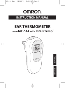 MC-514 Rev - Omron Healthcare