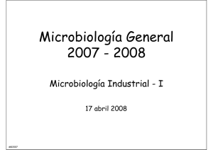 Microbiología General 2007 - 2008