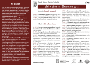 programa - XVII Feira Franca de Pontevedra
