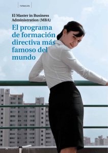 (MBA) El programa de formación directiva más famoso del mundo