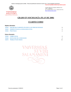 Fichas de Cuarto Curso - Universidad de Salamanca