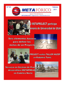 see document - METAPROJECT