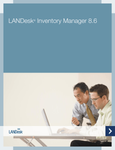 LANDesk® Inventory Manager 8.6