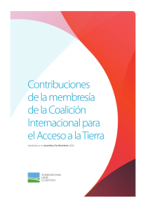 la Política de Contribuciones de la Membresía