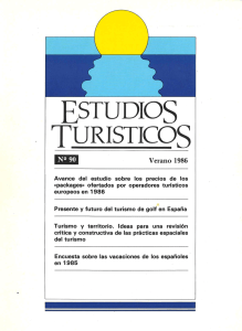 ESTUDIOS TURISTICOS - Universidad Autónoma de Madrid