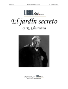 El jardín secreto GK Chesterton