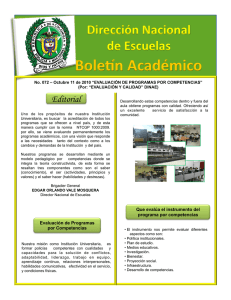 Bole n Académico - Policía Nacional de Colombia