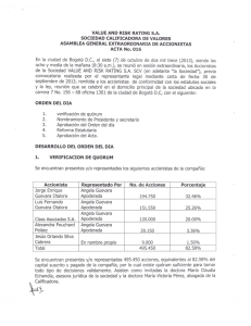 value and risk rating sa sociedad calificadora de valores asamblea