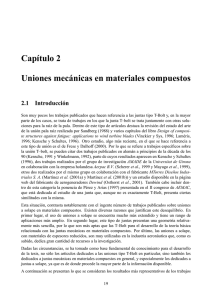 Capítulo 2 Uniones mecánicas en materiales compuestos