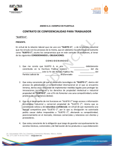 contrato de confidencialidad para trabajador - OTC-UAEM