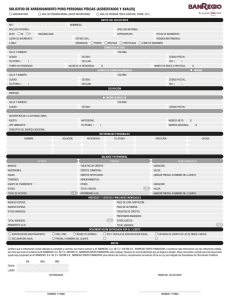 SOLICITUD DE ARRENDAMIENTO PURO PERSONAS FÍSICAS