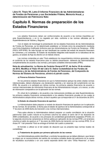 Capítulo II. Normas de preparación de los Estados Financieros