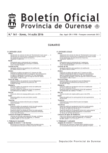 Boletín Oficial da Provincia de Ourense - BOP