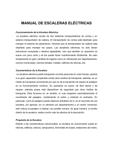 manual de escaleras eléctricas