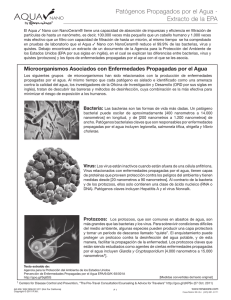 Patógenos Propagados por el Agua