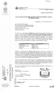 `s`sc`:otď* eitvio DE INFORME DE RESULTADOS DE AUDSTORIA Y