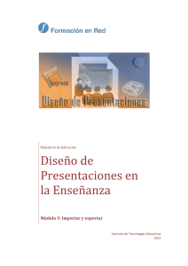 Diseño de Presentaciones en la Enseñanza (OpenOffice)