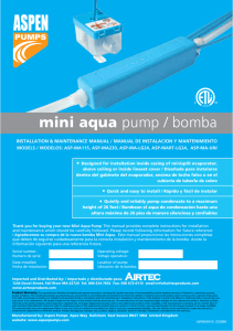 mini aqua pump / bomba