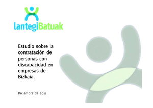 Estudio sobre la contratación de personas con