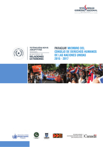 Paraguay Miembro del Consejo de Derechos Humanos de las