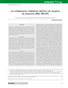 Los antidepresivos inhibidores selectivos de