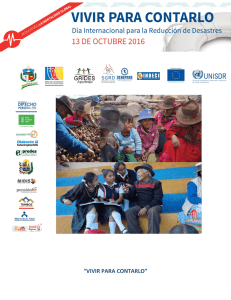 día internacional de la reducción de desastres 2016 en apurimac