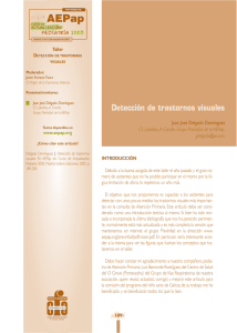 Detección de trastornos visuales - Asociación Española de Pediatría