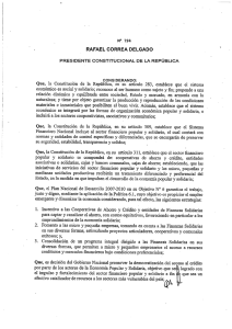 PRESIDENTE CONSTITUCIONAL DE LA REPÚBLICA