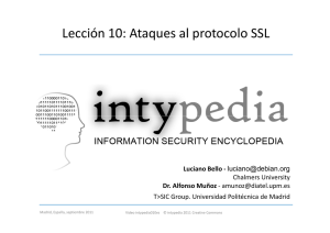 Diapositivas - CriptoRed - Universidad Politécnica de Madrid